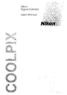 Nikon Coolpix 5000 manual. Camera Instructions.